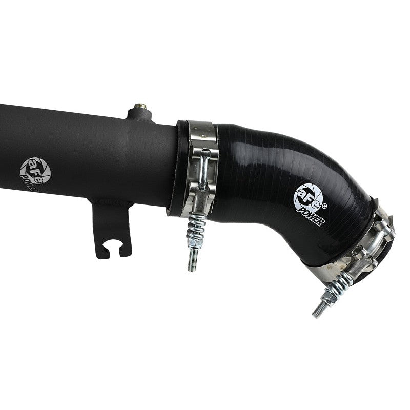 aFe BladeRunner 2.5in Aluminium Hot Side Charge Pipe 15-20 Subaru WRX 2.0T - Black - T1 Motorsports