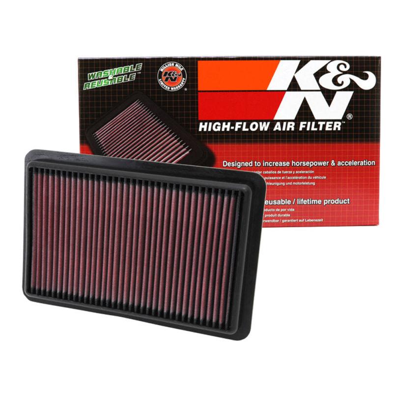 K&N Replacement Air Filter 12-13 Mazda 3 Skyactiv 2.0L / 13-14 Mazda CX-5 2.0L / 14 Mazda 6 2.5L