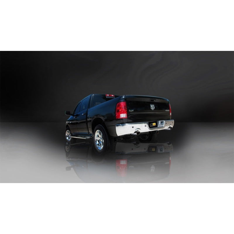 Corsa Sport Cat-Back Exhaust - Polished Dual 4x14" Tips - 2009-2021 Dodge Ram 1500 3.7L, 5.7L