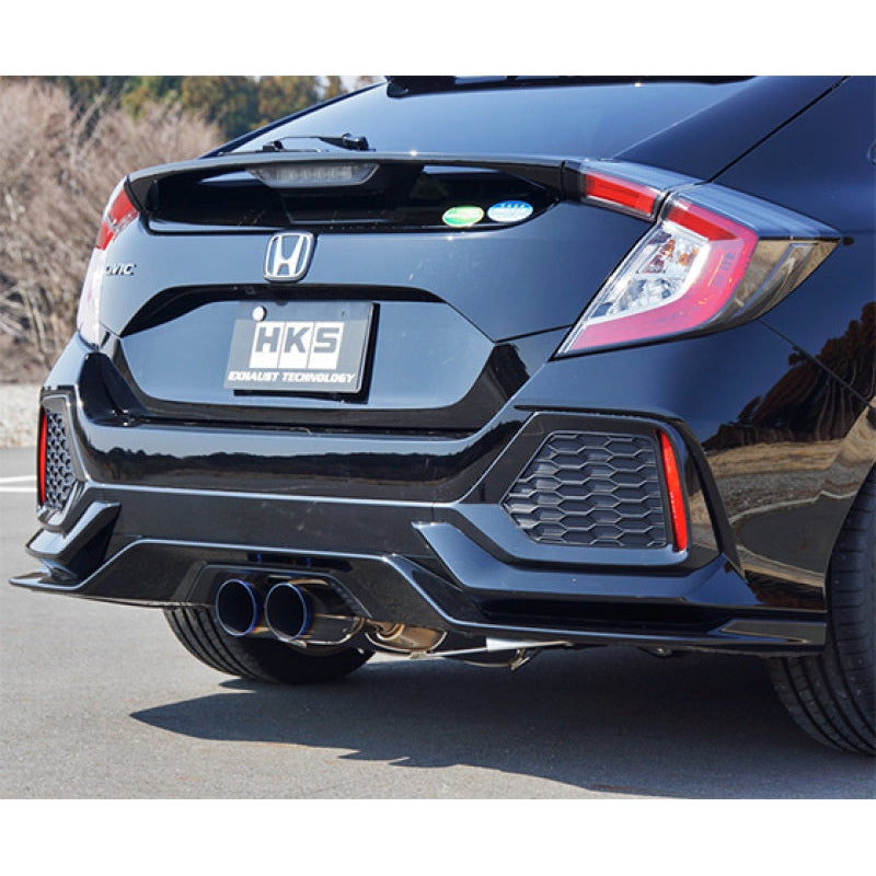 HKS Legamax Premium Exhaust System - Honda FK7 Civic Hatchback