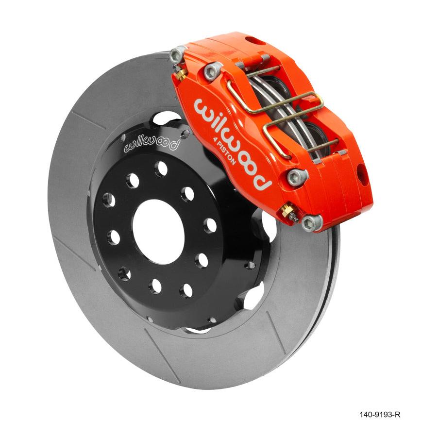 Wilwood Dynapro Radial Front Kit 12.00in Red Subaru Impreza WRX (*Line Kit Needed*) - T1 Motorsports