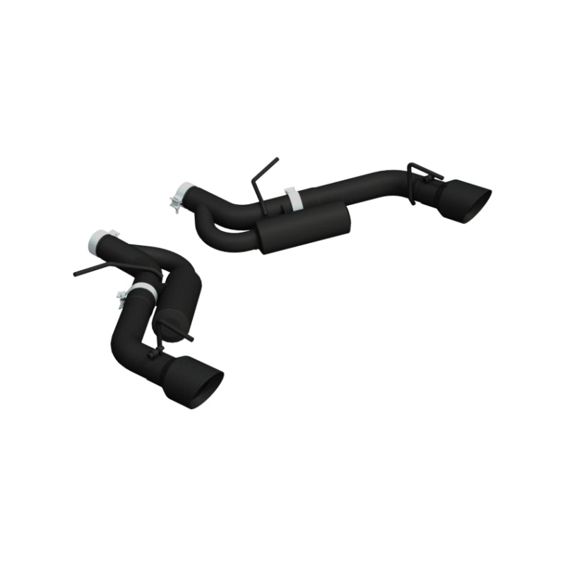 MBRP 16-19 Chevrolet Camaro SS Dual Rear Exit Axle Back w/ 4.5in OD Tips - BLK (Non NPP Models) - T1 Motorsports