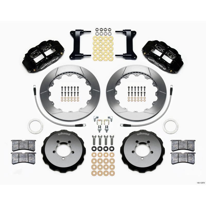 Wilwood Narrow Superlite 6R Front Hat Kit 12.88in 2012-Up Toyota / Scion FRS w/ Lines - T1 Motorsports