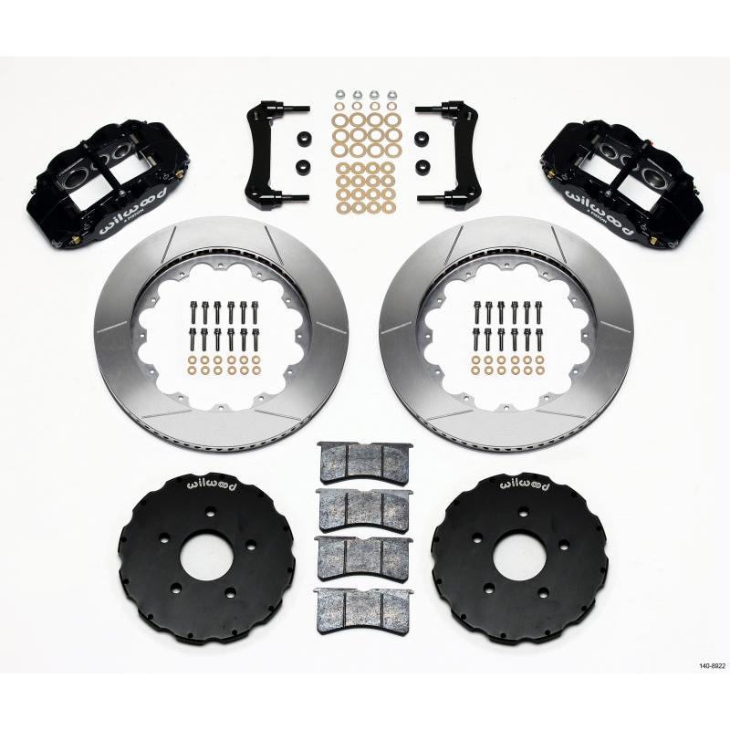 Wilwood Narrow Superlite 6R Front Hat Kit 14.00in 2005-up Corvette C6 - T1 Motorsports
