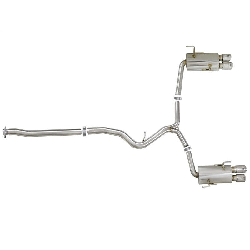aFe Takeda 3in SS Exhaust Cat-Back 15-16 Subaru WRX/STI 2.0L/2.5L Polished Tips