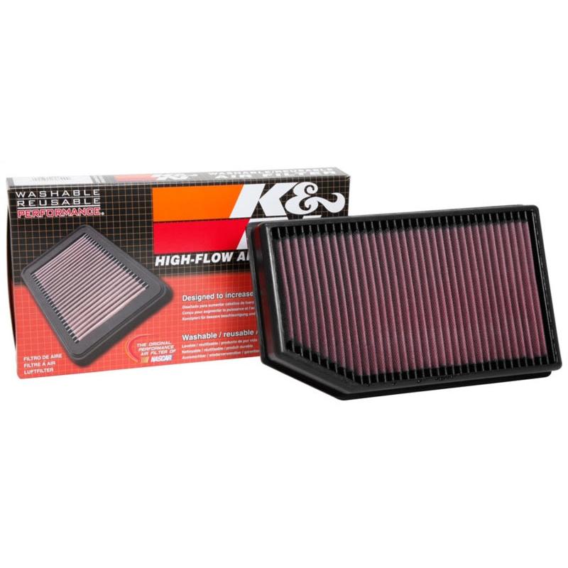 K&N 2018 Jeep Wrangler JL 2.0L/3.6L F/I Drop In Air Filter