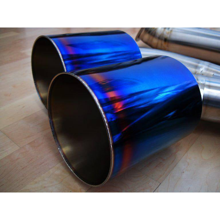 Amuse R1 Titan Extra 90mm Catback Exhaust with Gold Ring for Nissan GT-R (R35) - T1 Motorsports