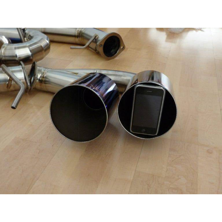 Amuse R1 Titan Extra 90mm Catback Exhaust with Gold Ring for Nissan GT-R (R35) - T1 Motorsports