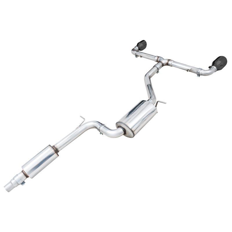 AWE 2022+ Volkswagen GTI MK8 Touring Edition Exhaust - Diamond Black Tips