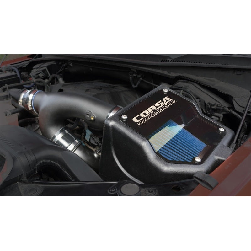 Corsa Air Intake Oiled Air Filter 3D Closed Box - 2017-2020 Ford F-150 EcoBoost 3.5L