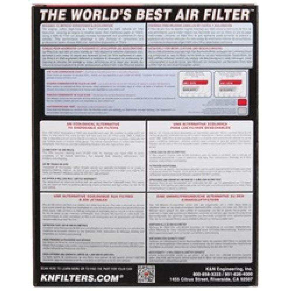 K&N Replacement Air Filter Volkswagen Jetta/Golf/Scirocco
