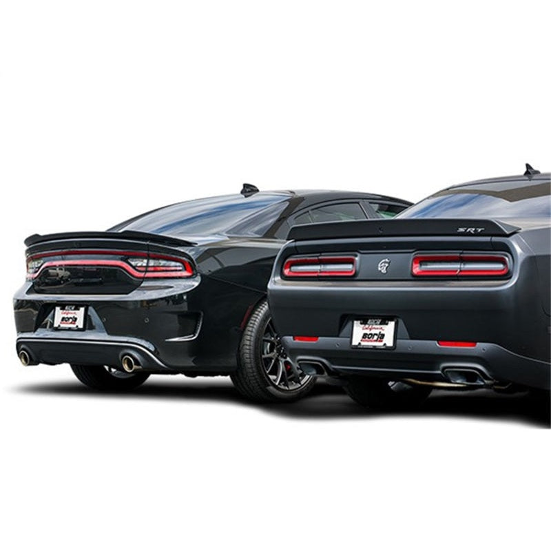Borla 15-16 Dodge Challenger Hellcat 6.2L V8 ATAK w/ Valve Simulator CB Exhaust Factory Valance - T1 Motorsports