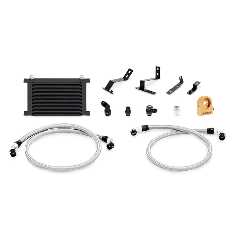 Mishimoto 2016+ Chevy Camaro Oil Cooler Kit w/ Thermostat - Black - T1 Motorsports