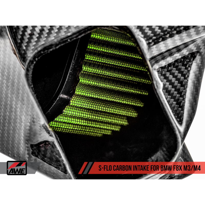 AWE Tuning BMW F8x M3/M4 S-FLO Carbon Intake