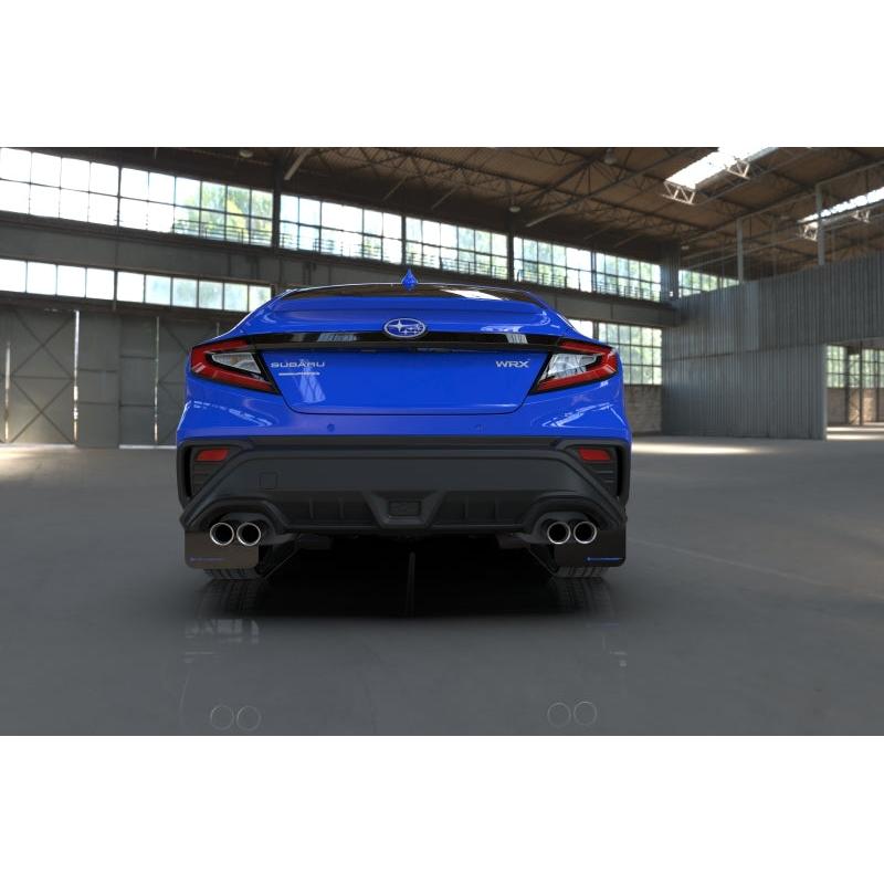 Rally Armor 2022 Subaru WRX Black UR Mud Flap w/ Blue Logo