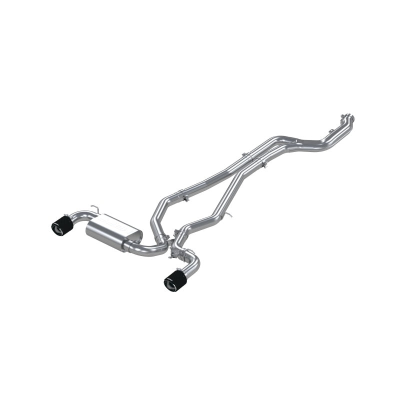 MBRP 2020+ Toyota Supra 3.0L 3in Catback Dual Rear Carbon Fiber Tips - T304 - T1 Motorsports