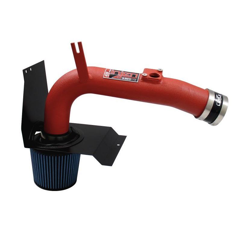Injen 2014 Subaru Impreza WRX/STi 2.5L 4 Cyl.(Turbo) Wrinkle Red Cold Air Intake w/ Heat Shield - T1 Motorsports