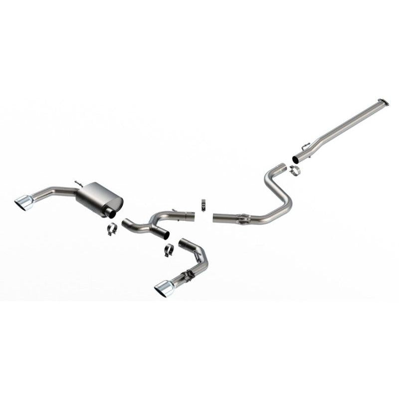 Borla ATAK Catback Exhaust (Bright Chrome Tips) - 2022-2023 Hyundai Elantra N 2.0L 4 CYL. Turbo