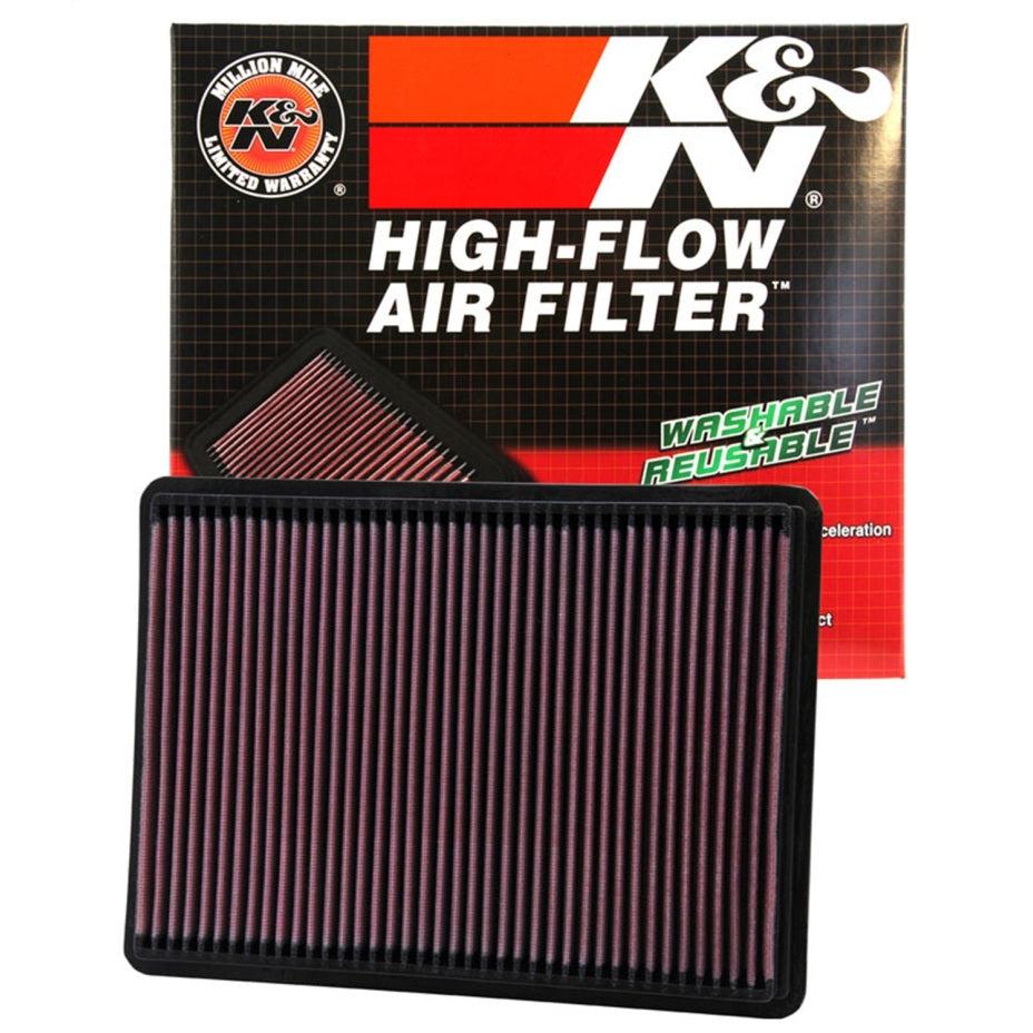 K&N 07-07 Jeep Liberty / 05-10 Grand Cherokee/Commander Drop In Air Filter