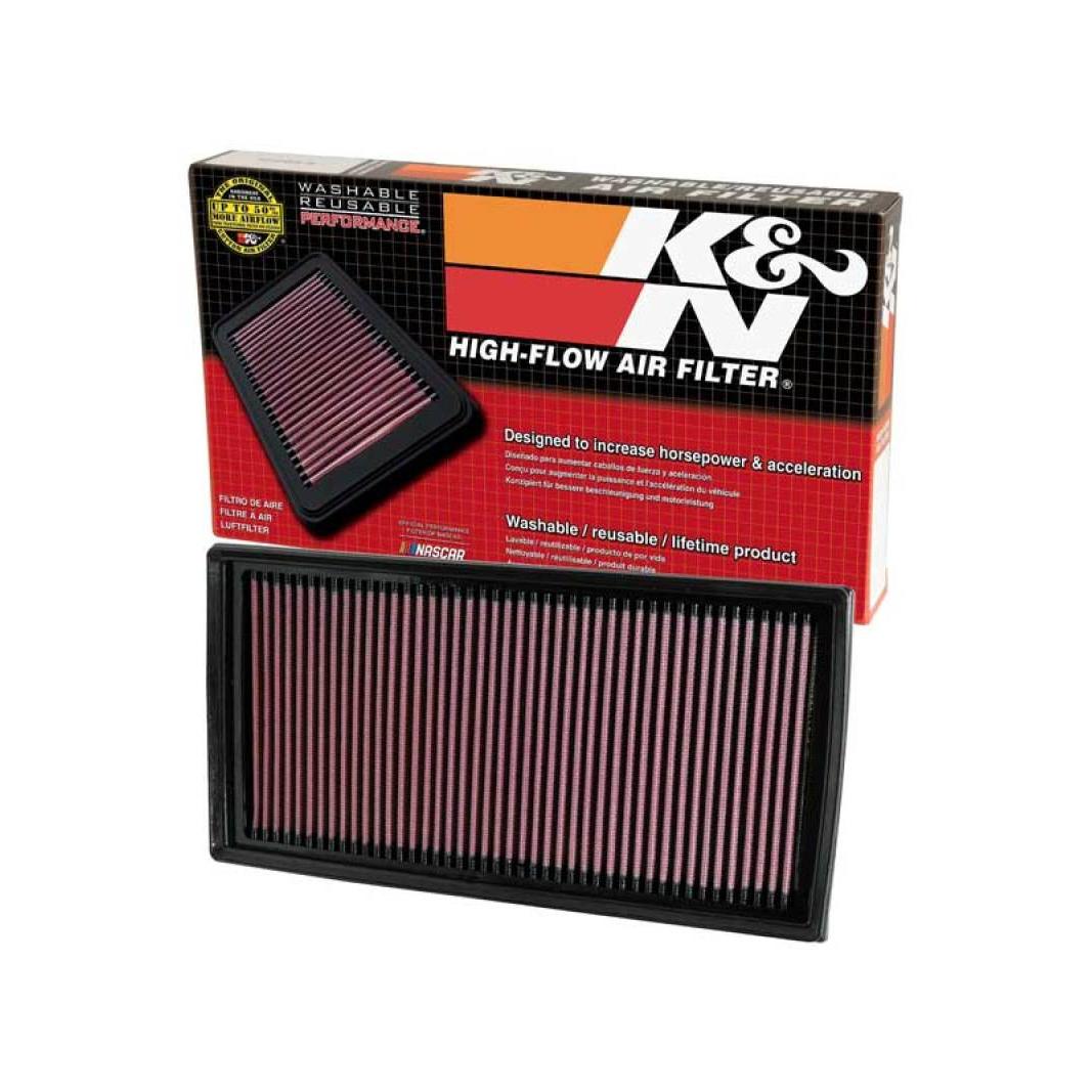 K&N 08 Mercedes Benz CLK63 AMG 6.3L Drop In Air Filter