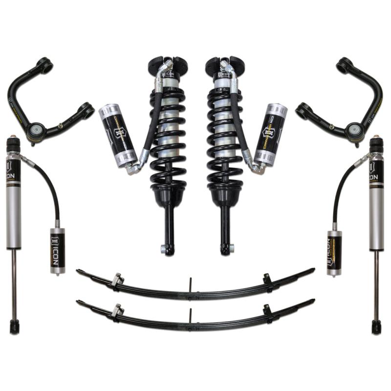 ICON 05-15 Toyota Tacoma 0-3.5in/2016+ Toyota Tacoma 0-2.75in Stg 4 Suspension System w/Tubular Uca - T1 Motorsports