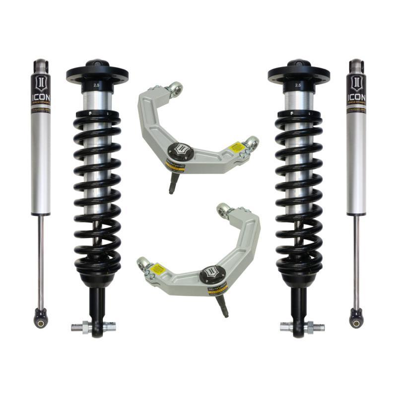 ICON 2015+ Ford F-150 2WD 0-3in Stage 2 Suspension System w/Billet Uca - T1 Motorsports