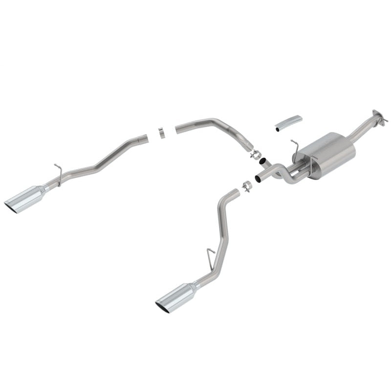 Borla 2019 RAM 1500 5.7L V8 AT 4DR Crew Cab Short Bed Touring SS Catback Exhaust - T1 Motorsports