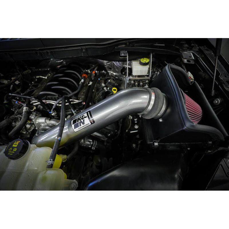 K&N 2021+ Ford F-150 V8-5.0L F/I High Flow Performance Intake Kit