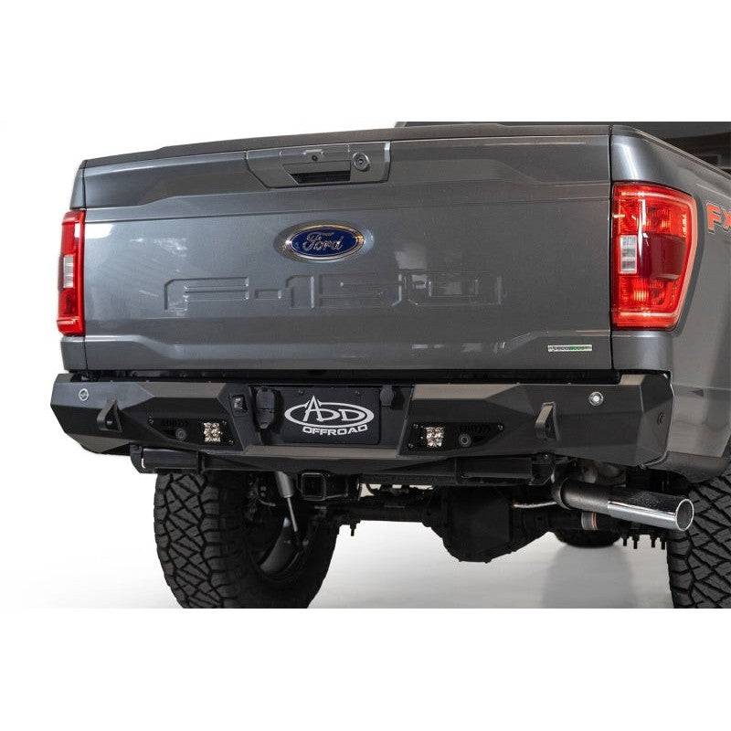 Addictive Desert Designs 2021 Ford F-150 Stealth Fighter Rear Bumper w/ Back up Sensors