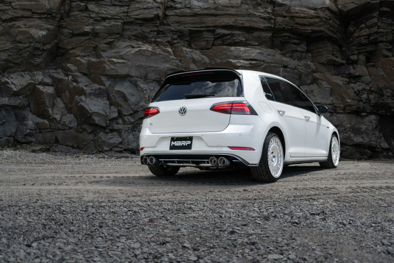 MBRP 15-19 VW Golf R MK7/MK7.5 3in T304 Cat Back Exhaust w/ Carbon Fiber Tips - T1 Motorsports