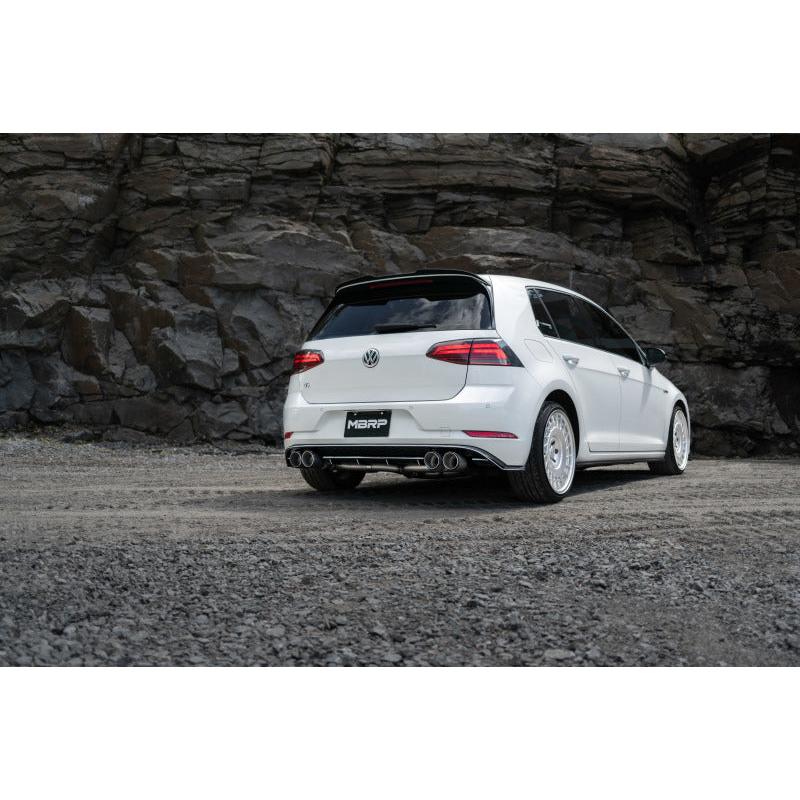 MBRP 15-19 VW Golf R MK7/MK7.5 3in T304 Cat Back Exhaust w/ Carbon Fiber Tips - T1 Motorsports