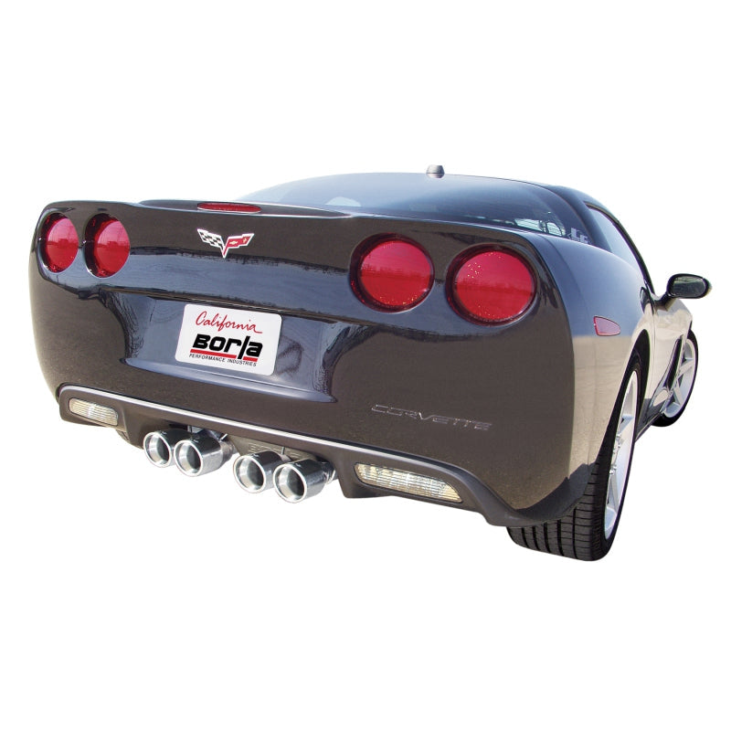 Borla 05-08 Chevy Corvette Coupe/Conv 6.0L/8cyl 6.2L/8cyl 6spd AT/MT RWD X Pipe - T1 Motorsports