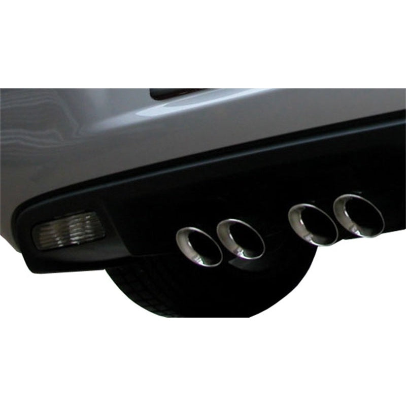 Corsa Sport Axle-Back Exhaust w/Polished Tips - 2005-2008 Chevrolet Corvette C6 6.0L V8