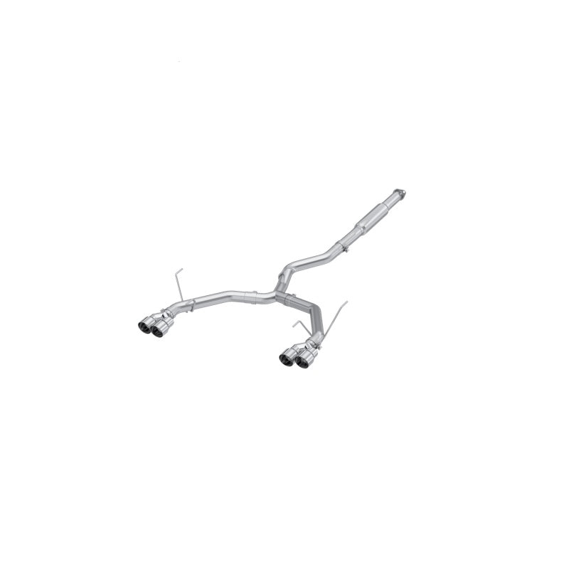 MBRP 2022+ Subaru WRX 3in Cat-Back Dual Split Rear Quad Tips Race Profile Exhaust - T1 Motorsports