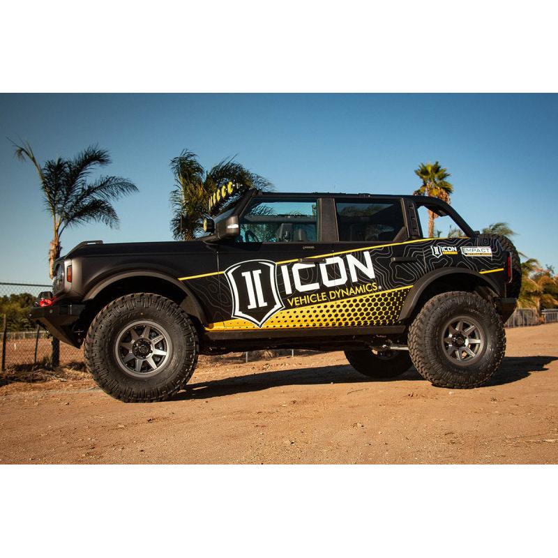 ICON 2021+ Ford Bronco Billet Upper Control Arm Delta Joint Kit