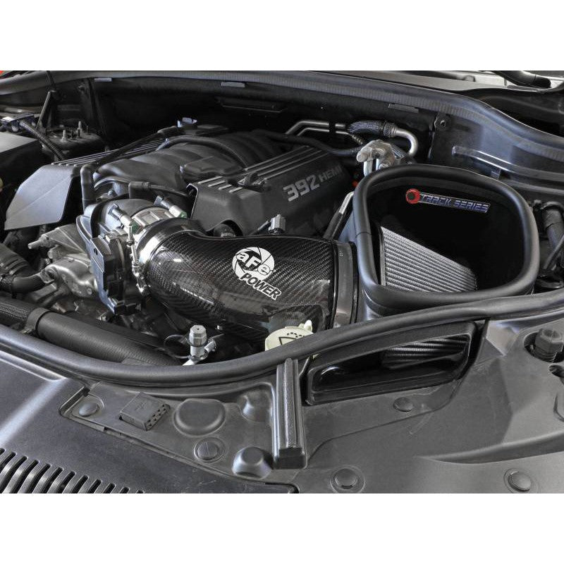 aFe Track Series Carbon Fiber Cold Air Intake w/Pro Dry S Filter - 12-21 Jeep Grand Cherokee
