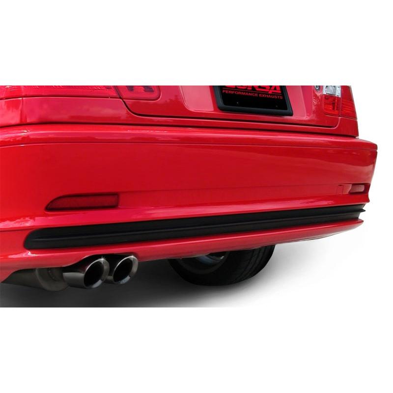 Corsa Sport Axle-Back Exhaust (Black Tips) - 2001-2006 BMW 325i E46, 330 E36