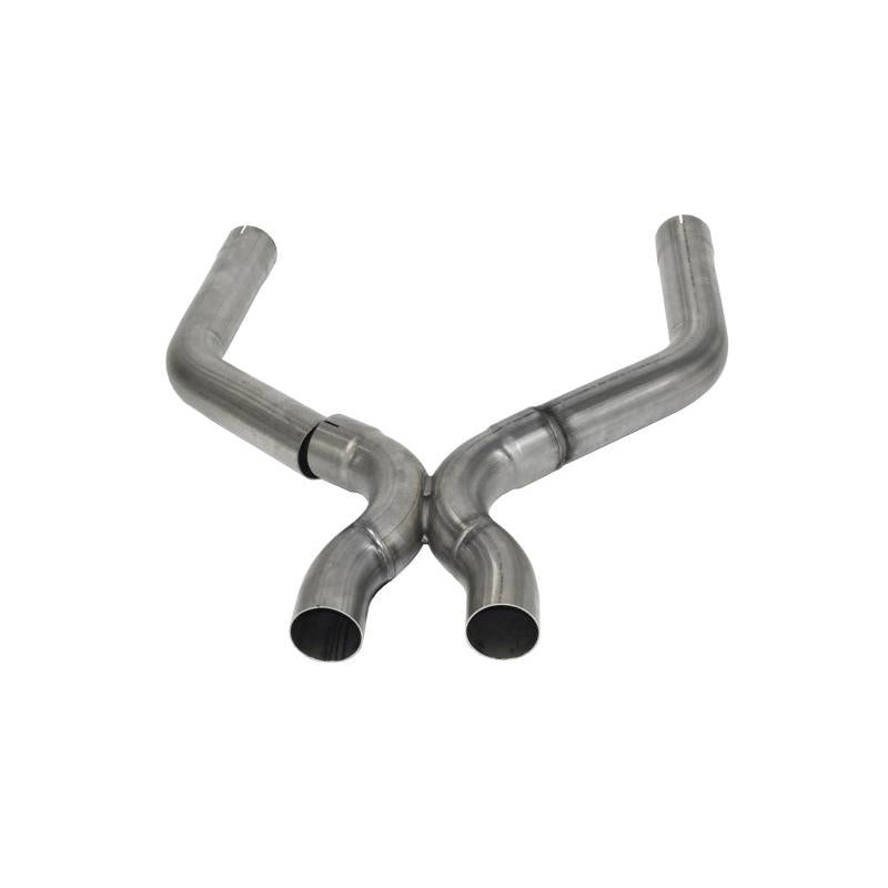 Corsa X-Pipe Exhaust (Cut & Clamp) - 2013-2014 Ford Mustang Shelby GT500 5.8L V8
