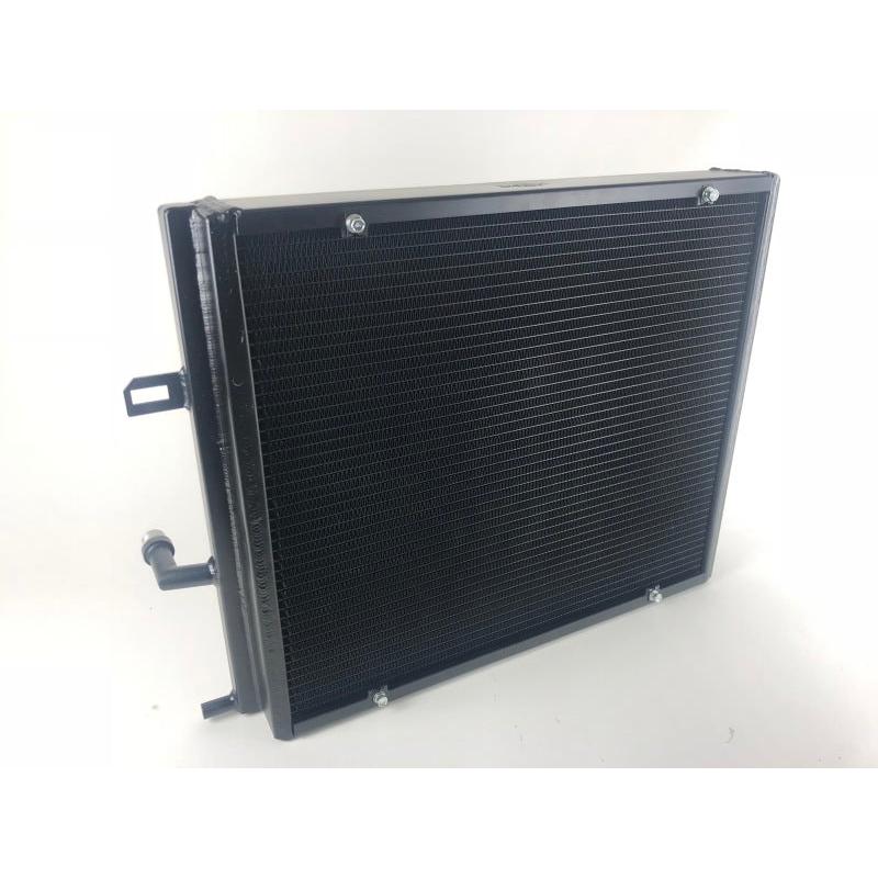 CSF BMW B58/B48 Front Mount Triple-Pass Heat Exchanger w/Rock Guard - Black - T1 Motorsports