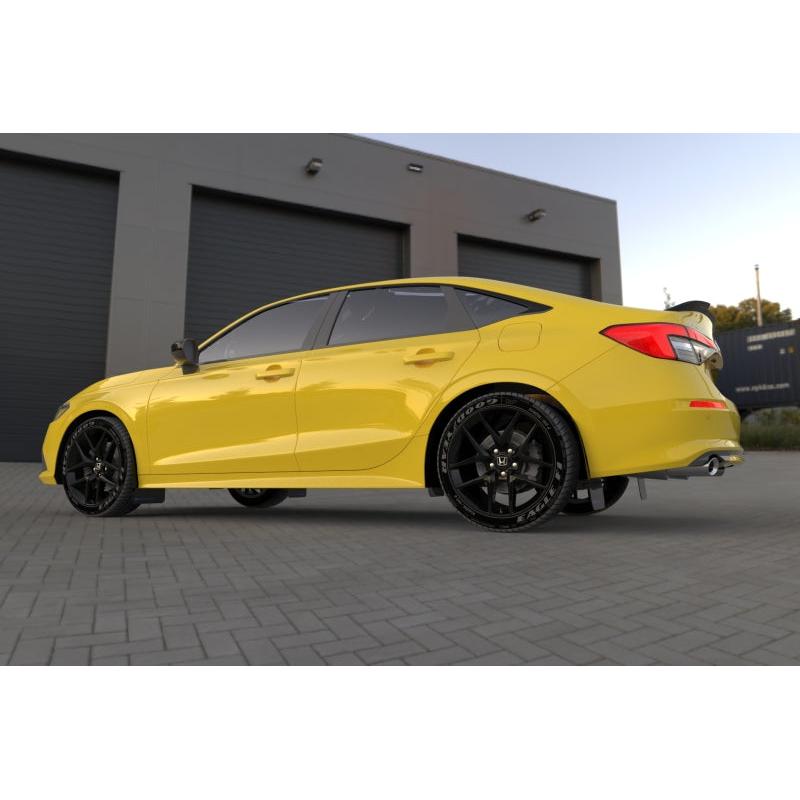 Rally Armor 2022 Honda Civic (Incl. Si/Sport/Touring) Red UR Mud Flap w/ White Logo
