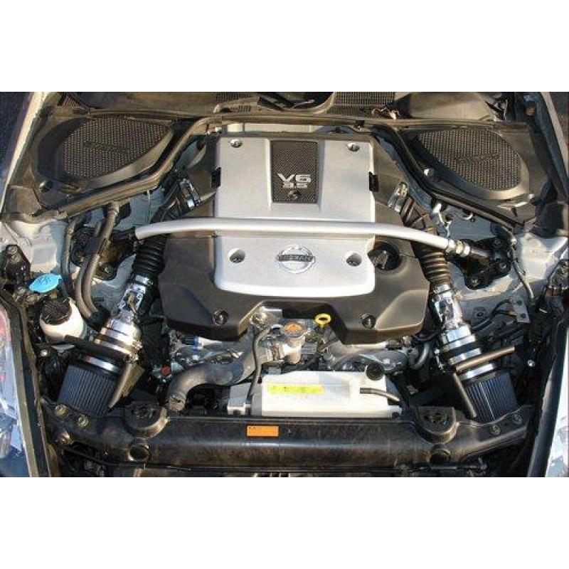 Injen 07-08 350Z 3.5L V6 Air Fusion and Air Horns Polished Short Ram Intake - T1 Motorsports
