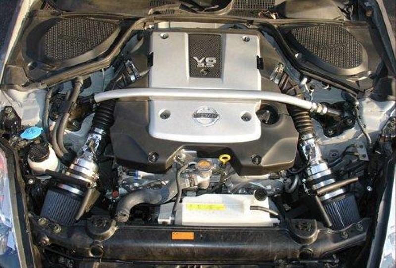 Injen 07-08 350Z 3.5L V6 Air Fusion and Air Horns Polished Short Ram Intake - T1 Motorsports