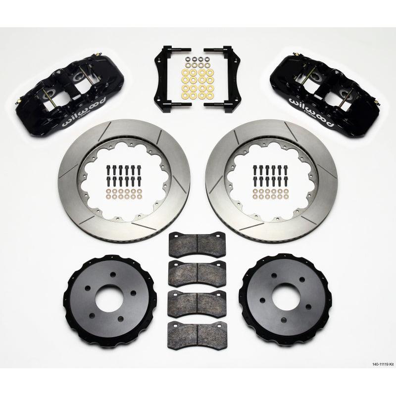Wilwood AERO4 Rear Kit 14.00in 97-04 Corvette C5/Z06 05-13 C6 - T1 Motorsports