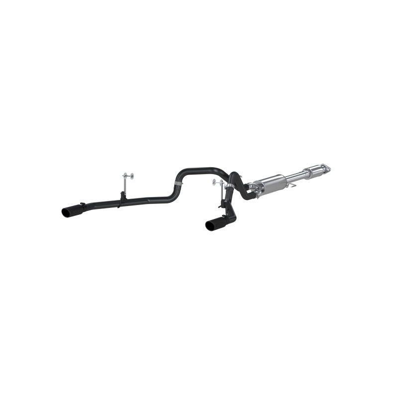 MBRP 2015 Ford F-150 5.0L 3in Cat Back Dual Split Rear Exit Black Exhaust System - T1 Motorsports