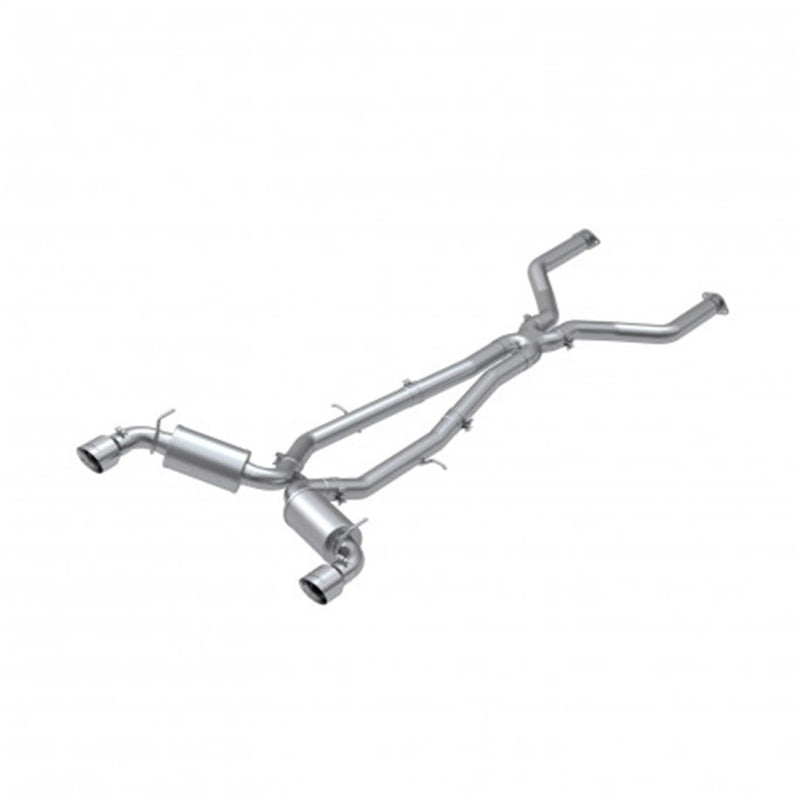 MBRP 17-19 Infiniti Q60 3.0L RWD/AWD Cat Back Dual Rear - T1 Motorsports