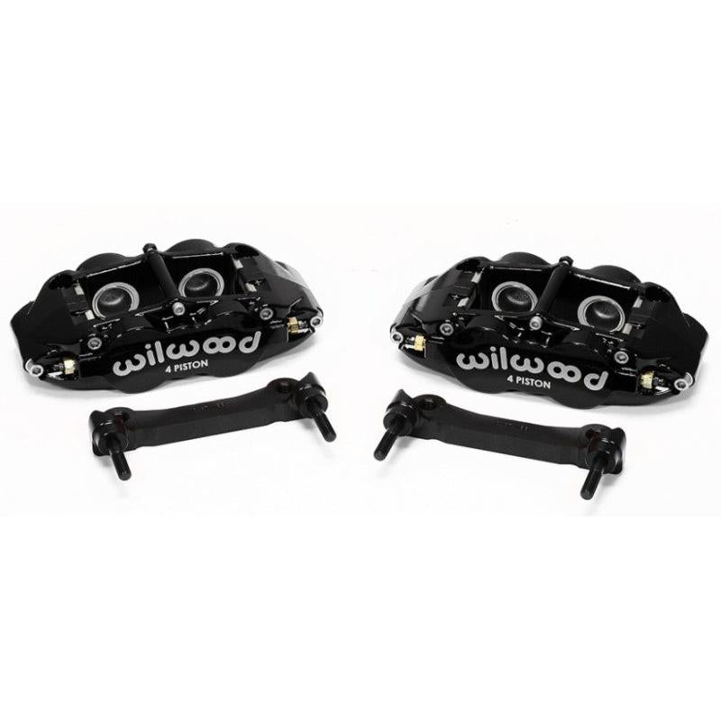 Wilwood Narrow Superlite 4R Rear Caliper & Bracket Kit - Black 97-13 C5/C6 Corvette w/ OEM Rotors - T1 Motorsports