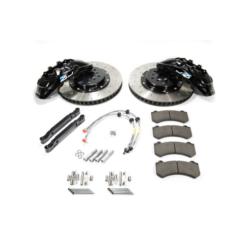 Alcon 2009+ Nissan GT-R R35 412x36mm Rotor Red 6 Piston Caliper RC6 Front Axle Kit - T1 Motorsports