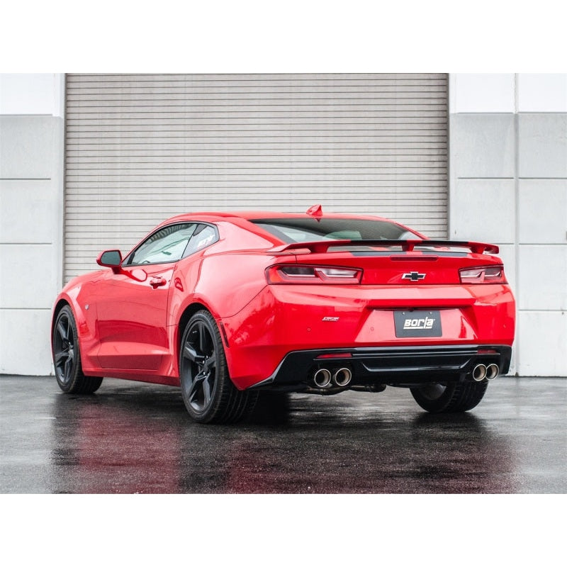 Borla Chevy 16-17 Camaro 6.2L ATAK Catback w/ Dual Tips (NPP) Dual Split Rear Exit - T1 Motorsports