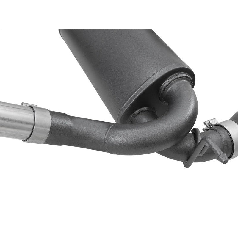 aFe Rebel Series 2.5in 409 SS Cat-Back Exhaust w/ Black Tips 2007+ Jeep Wrangler (JK) V6 3.6L/3.8L