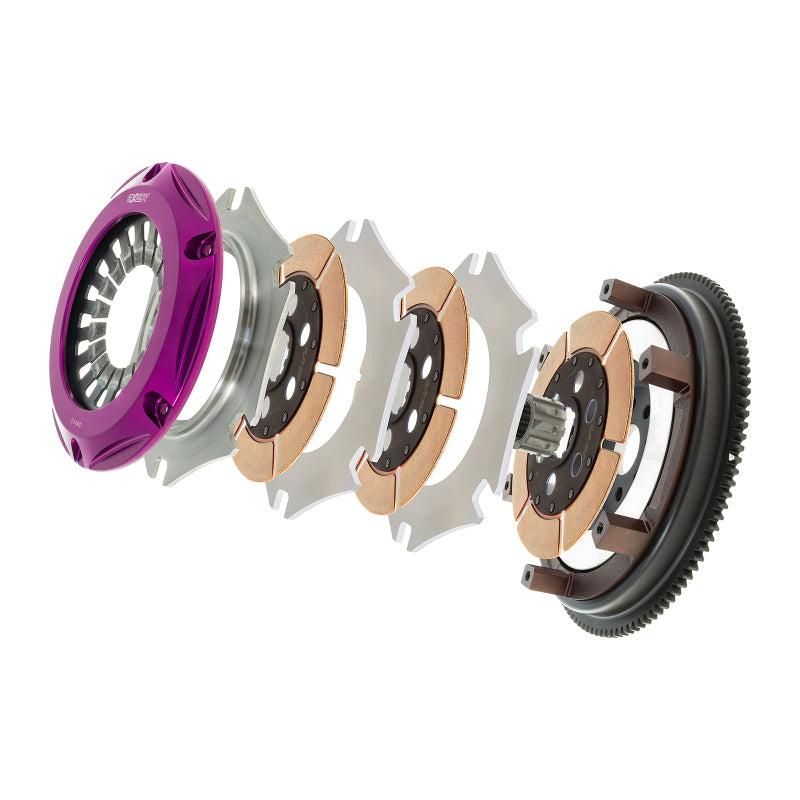 Exedy 1993-1998 Toyota Supra Twin Turbo L6 Hyper Triple Cerametallic Clutch Rigid Disc Pull Type